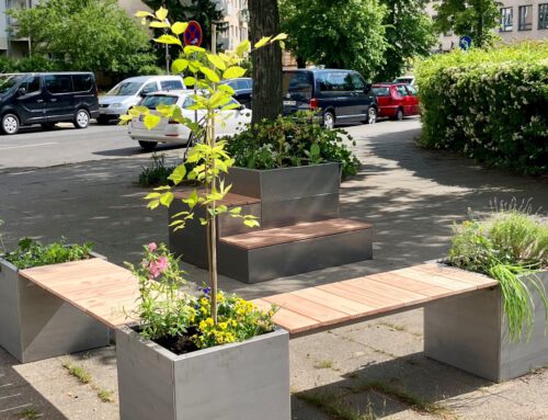 Einladung zur offiziellen Einweihung der Stadtmöbel